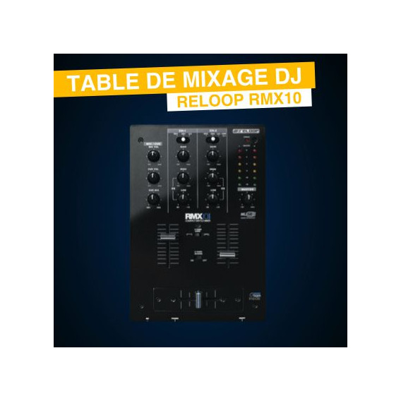 Location Table de Mixage DJ 2 voies - Reloop RMX10